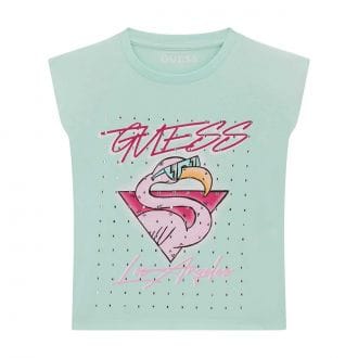 Guess J6gi12 T Shirt Over Size Boxi Bambina Abbigliamento Bambino Junior