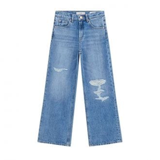 Guess J6ra13 Jeans 90s Fit Rigid Bambina Abbigliamento Bambino Junior