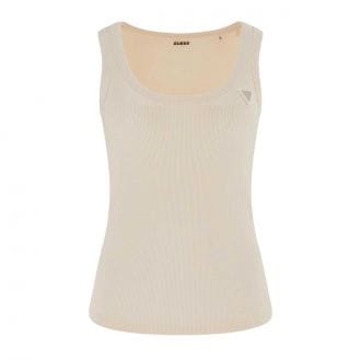 Guess V4yp06k8rt2 Canotta Logo Metallico Colette Donna Casual Donna