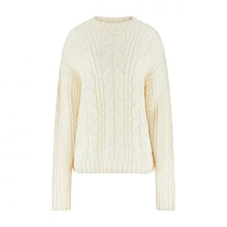 Guess W5br75z4152 Maglia Girocollo Mix Lana Sky Donna Casual Donna