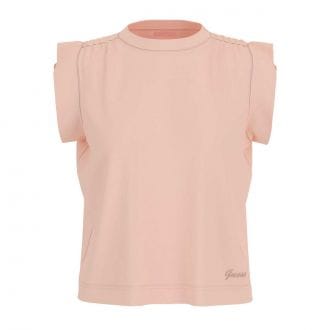 Guess W6gp07k2929 Top Sleve Less Light Basic Donna Casual Donna