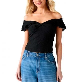 Guess W6gp23k3106 Top Sangallo Teodolinda Donna Casual Donna