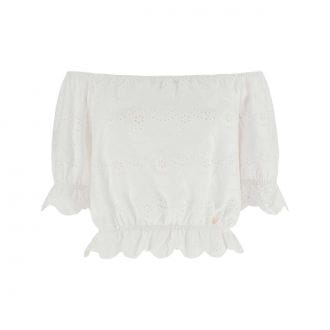 Guess W6gp47k3336 Top Off Shoulder San Gallo Donna Casual Donna