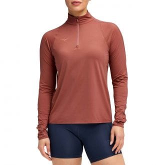 Hoka 1164155 Maglia Manica Lunga 1/4 Zip Glidetech Donna Abbigliamento Running Donna