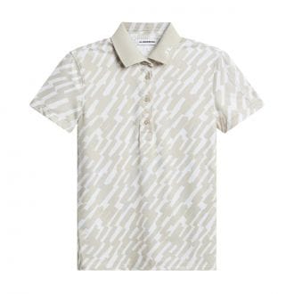 J Lindeberg Gwjt14815 Polo Tour Tech Print Donna Abbigliamento Golf Donna