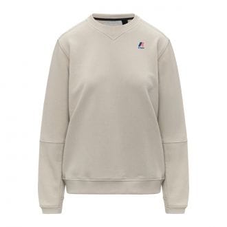 K-way K1126fw Felpa Girocollo Nael Poli Cotton Casual Uomo