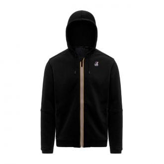K-way K1126hw Felpa Full Zip Cappuccio Logo Prosper Poly Cotton Casual Uomo