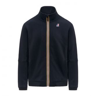K-way K1126iw Felpa Full Zip Logo Pepin Poli Cotton Casual Uomo