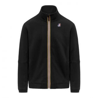 K-way K1126iw Felpa Full Zip Logo Pepin Poli Cotton Casual Uomo