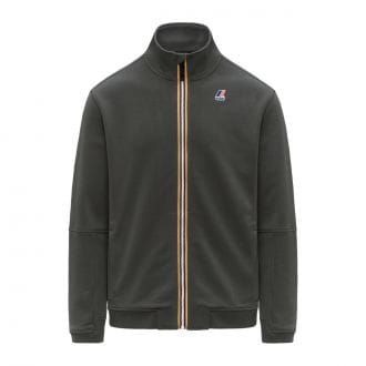 K-way K1126iw Felpa Full Zip Logo Pepin Poli Cotton Casual Uomo