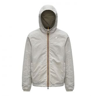 K-way K51337w Giacca Con Cappuccio Jake Cotton Double Giacconi Uomo