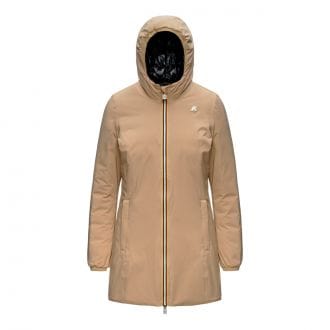 K-way K8134cw Piumino 3/4 Denise Stretch Thermo Double Donna Giacconi Donna