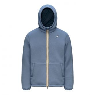 K-way K8142yw Giacca Con Cappuccio Rev Jack Spacer Nylon Double Giacconi Uomo