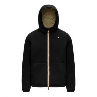 K-way K8142yw Giacca Con Cappuccio Rev Jack Spacer Nylon Double Giacconi Uomo