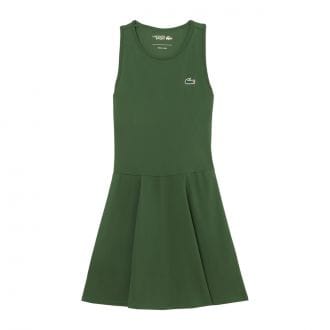 Lacoste Ef0144 Abitino Smanicato Con Short Abbinato Donna Abbigliamento Tennis Donna
