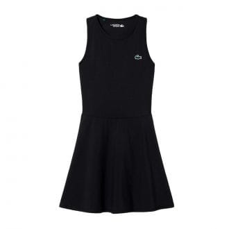 Lacoste Ef0144 Abitino Smanicato Tennis Con Short Abbinato Donna Abbigliamento Tennis Donna