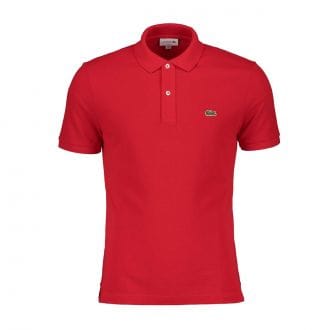Lacoste Ph4012 Polo Slim Ph4012 Rosso Casual Uomo