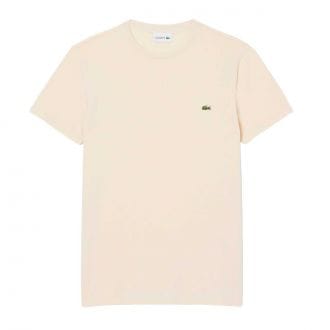 Lacoste Th6709 T-shirt Logo In Cotone Pima Casual Uomo