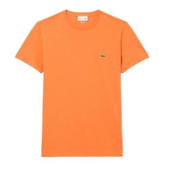 Lacoste Th6709 T-shirt Logo In Cotone Pima Casual Uomo