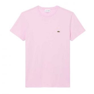 Lacoste Th6709 T-shirt Logo In Cotone Pima Casual Uomo