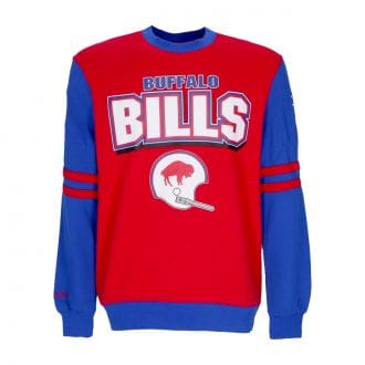 Mitchell & Ness Fcpo3400 Felpa Girocollo Allover 2.0 Bulls Abbigliamento Basket Uomo