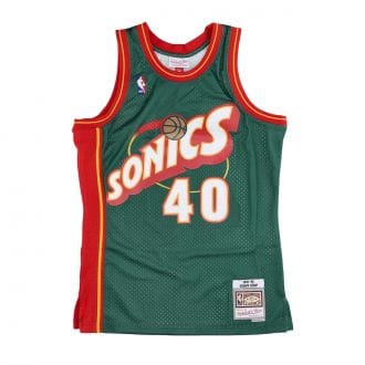 Mitchell & Ness Smjygs18209 Canotta Swingman Kemp 40 Supersonics Squadre Basket Uomo