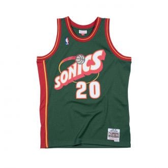 Mitchell & Ness Smjygs18210 Canotta Swingman Payton Sonics 1995-96 Squadre Basket Uomo