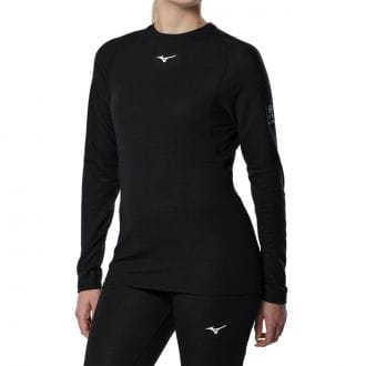 Mizuno A2gac781 Maglia Manica Lunga Girocollo Merino Wool Donna Abbigliamento Sci Donna