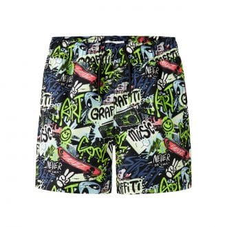 Name It 13239811 Boxer Mare Graffiti Bambino Mare Bambino Junior