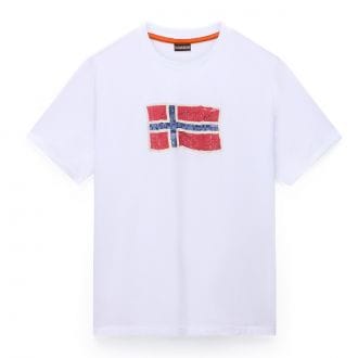 Napapijri Np0a4fzb T-shirt Bandiera S Masha Casual Uomo
