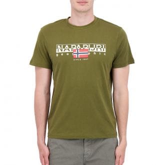 Napapijri Np0a4hto T-shirt Stampa Logo Aylmer Casual Uomo