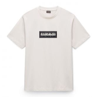 Napapijri Np0a4i3l T Shirt Ss Box Logo Casual Uomo