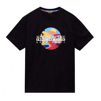 Napapijri Np0a4ie6 T Shirt Stampa S Valdor Casual Uomo