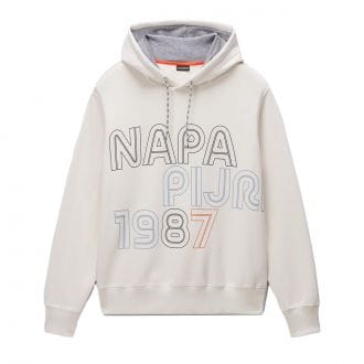 Napapijri Np0a88sa Felpa Cappuccio B Fiemme H Script Macro Casual Uomo