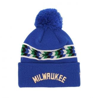 New Era 60294638 Beanie Nba City Edition 22 Bucks Squadre Basket Uomo