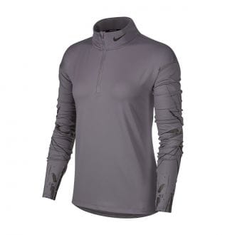 Nike Bv4375 Maglia Manica Lunga 1/2 Zip Dri-fit Element Donna Abbigliamento Running Donna