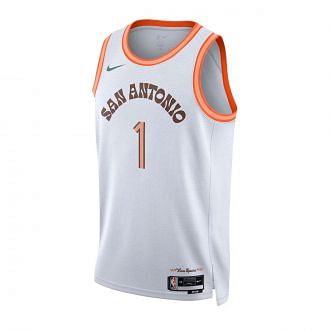 Nike Dx8519 Jersey Swingman Nba Ce Wemba Spurs Squadre Basket Uomo