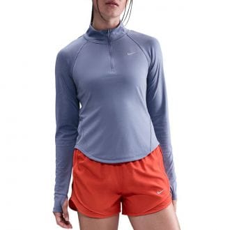Nike Hv2996 Maglia Manica Lunga 1/2 Zip Dri-fit Tempo Flash Donna Abbigliamento Running Donna