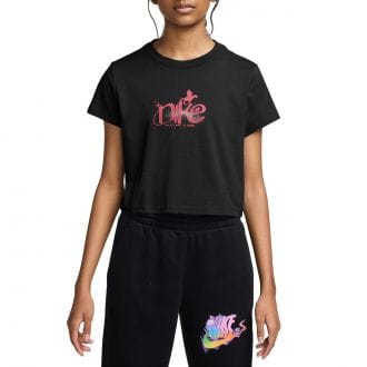 Nike Ii9944 T-shirt Mod Crop Fly Bambina Abbigliamento Bambino Junior