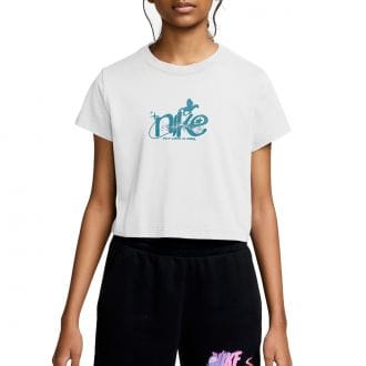 Nike Ii9944 T-shirt Mod Crop Fly Bambina Abbigliamento Bambino Junior