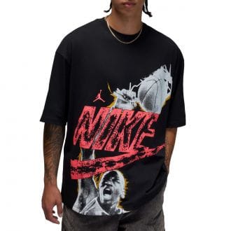 Nike Jordan Hq9093 T-shirt Reissue Oversize Sport Style Uomo