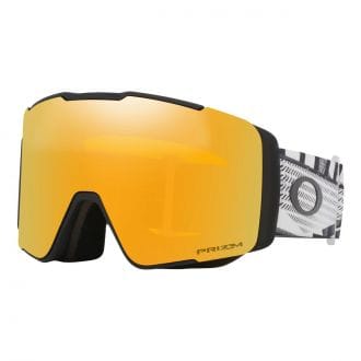 Oakley Oo7136 Maschera Line Miner Pro L Prizm&trade; 24k Gold Sage Maschere Snowboard Uomo