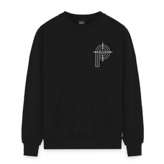 Propaganda 25fwprfe549 Felpa Giro Target Street Style Uomo