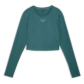 Puma 529329 Maglia Manica Lunga Crop Hyrox Donna Abbigliamento Training E Palestra Donna