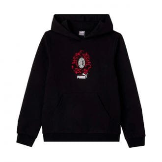 Puma 777683 Felpa Con Cappuccio Milan Culture Bambino Squadre Calcio Junior