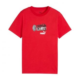 Puma 779316 T-shirt Football Nrgy+ Milan Bambino Squadre Calcio Junior