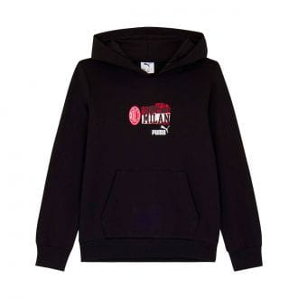 Puma 779332 Felpa Con Cappuccio Milan Bambino Squadre Calcio Junior