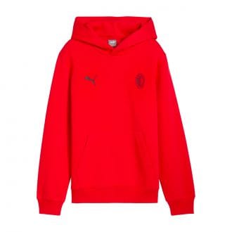 Puma 782591 Felpa Con Cappuccio Ftbless Milan Bambino Squadre Calcio Junior