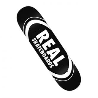 Real E01reaclo Tavola Real Team Classic Oval 8.25 Skateboard Skateboarding Uomo