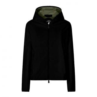 Save The Duck D32201wwind22 Giacca Cappuccio Zip Contrasto Stella Donna Giacconi Donna